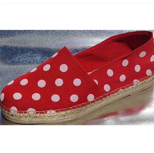 espadrille with balls