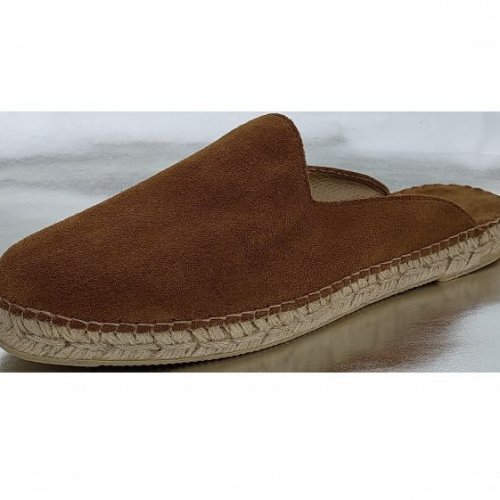 pantoufle en cuir pour homme